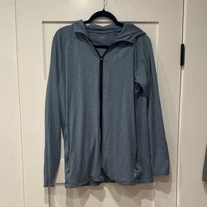 Men's Old Navy Blue Gray Hooded Light Jacket